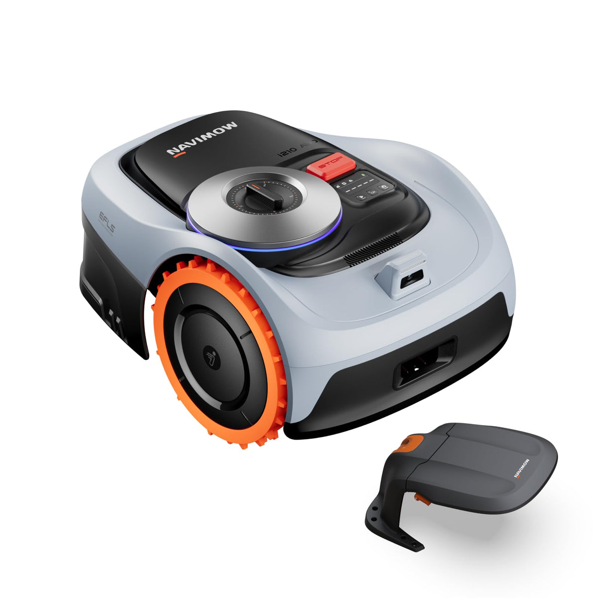 Segway  i210 AWD Robot Lawn Mower Wire with GaraS, All-Wheel Drive for 45% Slopes, EFLS NRTK + Vision Auto Mapping, Covers 1/4 Acre (GaraShipped Separately)