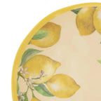 Lemons Set of 4 Outdoor Melamine Dinner Plates