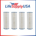 4 pack swimming pool filter cartridge fits unicel c-7470 pleatco pcc80 filbur fc-1976, 20" x 7"