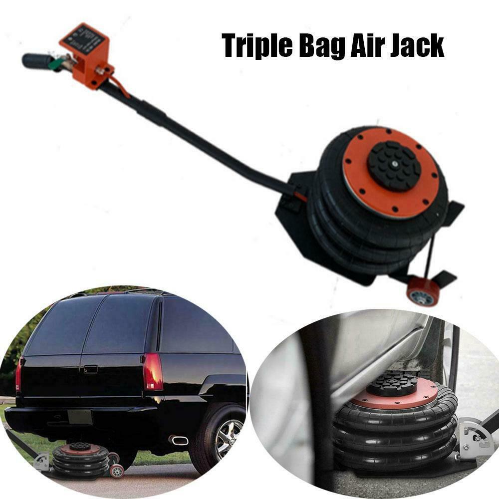 3 T Triple Bag Air Jack Pneumatic Jack 6600 LBS  Lift Heavy Duty JacUS