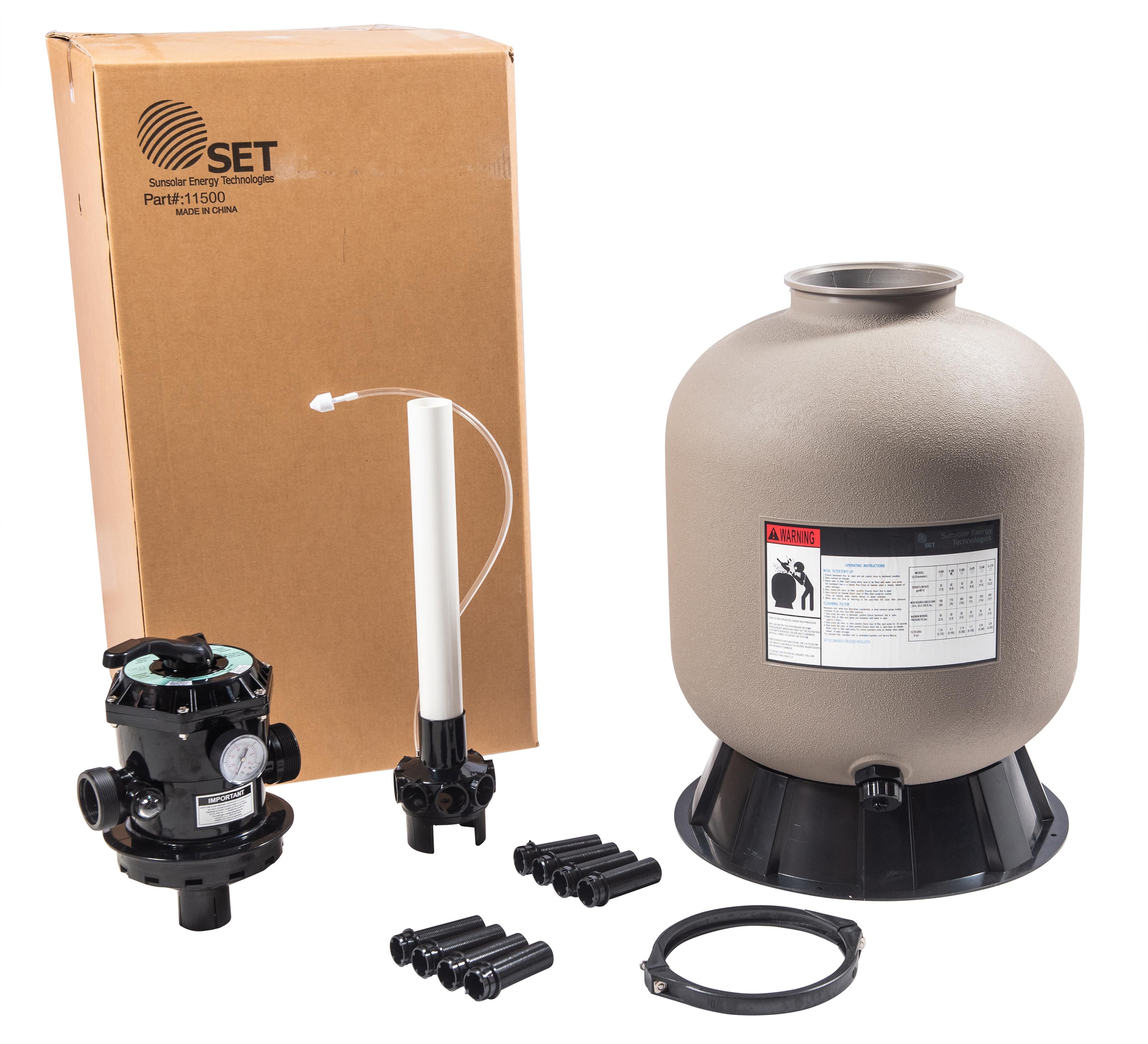 sand filter for above-ground swimming pool - 19 inch diameter
