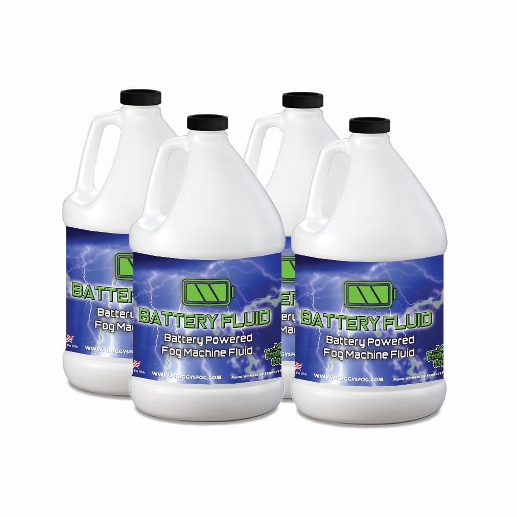 4 Gallon Case - Battery Fog Fluid - High Concentration Formula - Hazebase, Look Solutions, Smoke Factory &amp; Antari Battery Powered Fog Machines