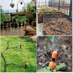 BBGS Micro Drip Irrigation Kit with Timer, DIY Plant Watering Kit Automatic Misting Cooling Irrigation System with Adjustable Nozzle Sprayer and Dripper (Color : Style 5)