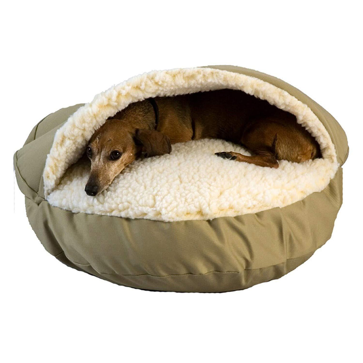 Snoozer Orthopedic Poly-Cotton Cozy Cave Pet Bed