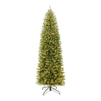 Puleo International 6.5 ft. Pre-lit Fraser Fir Pencil Artificial Christmas Tree with 250 UL listed Clear Lights