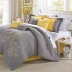 Petunia Embroidered Comforter Set by Chic Home