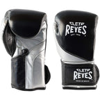 Cleto Reyes High Precision Boxing Gloves - 14 oz. - Black/Silver