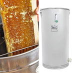 deryang honey extractor machine, stainless steel manual honey extractor separator, manual crank beekeeping equipment beekeeping supplies for beekeppers