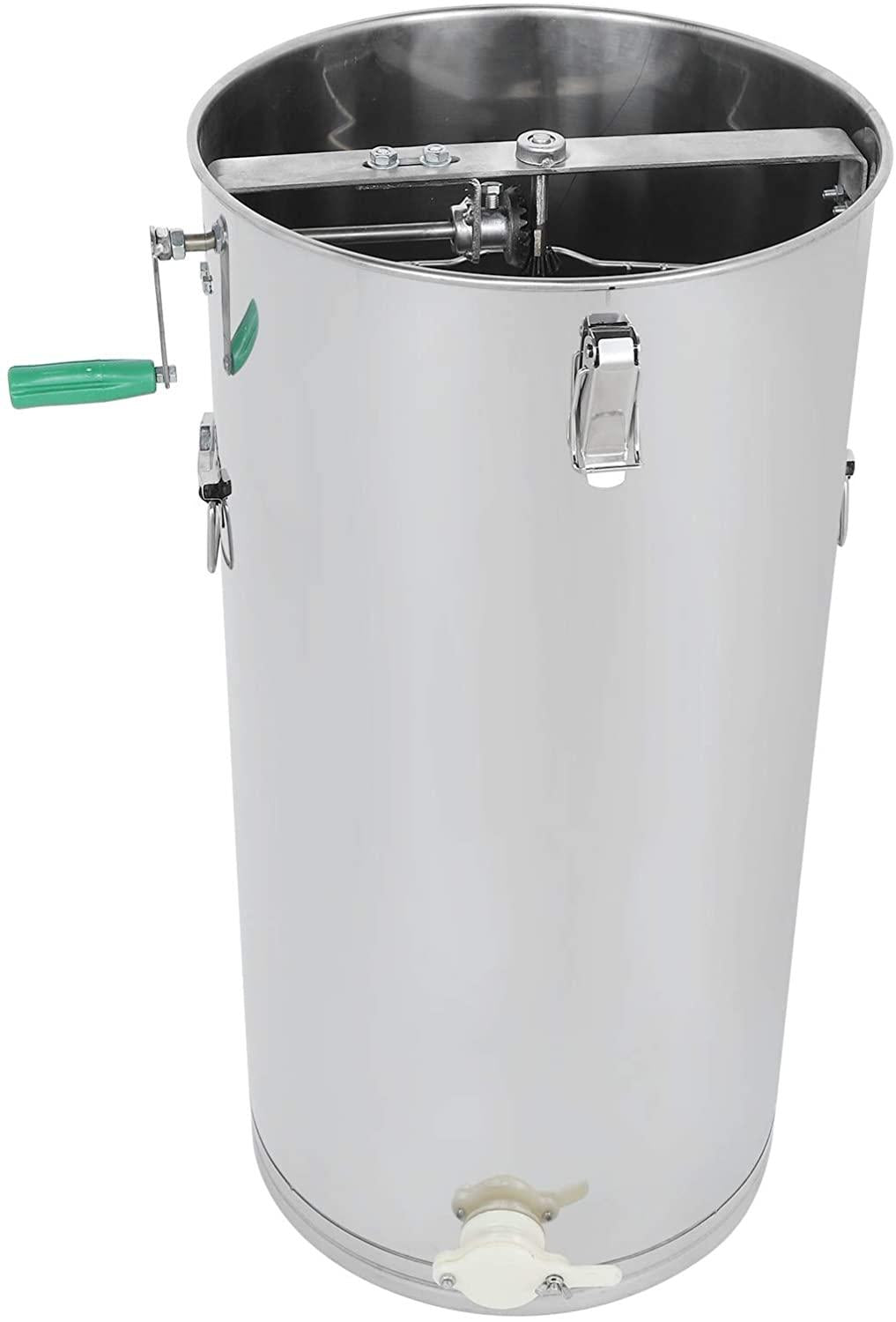 deryang honey extractor machine, stainless steel manual honey extractor separator, manual crank beekeeping equipment beekeeping supplies for beekeppers