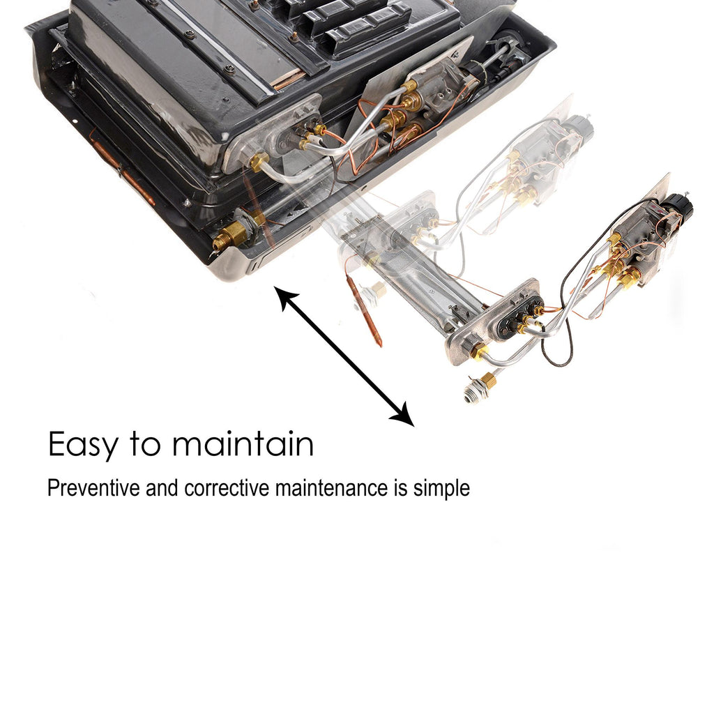 Martin Direct Vent Propane Wall Heater with Built In Thermostat, 8,000 BTU