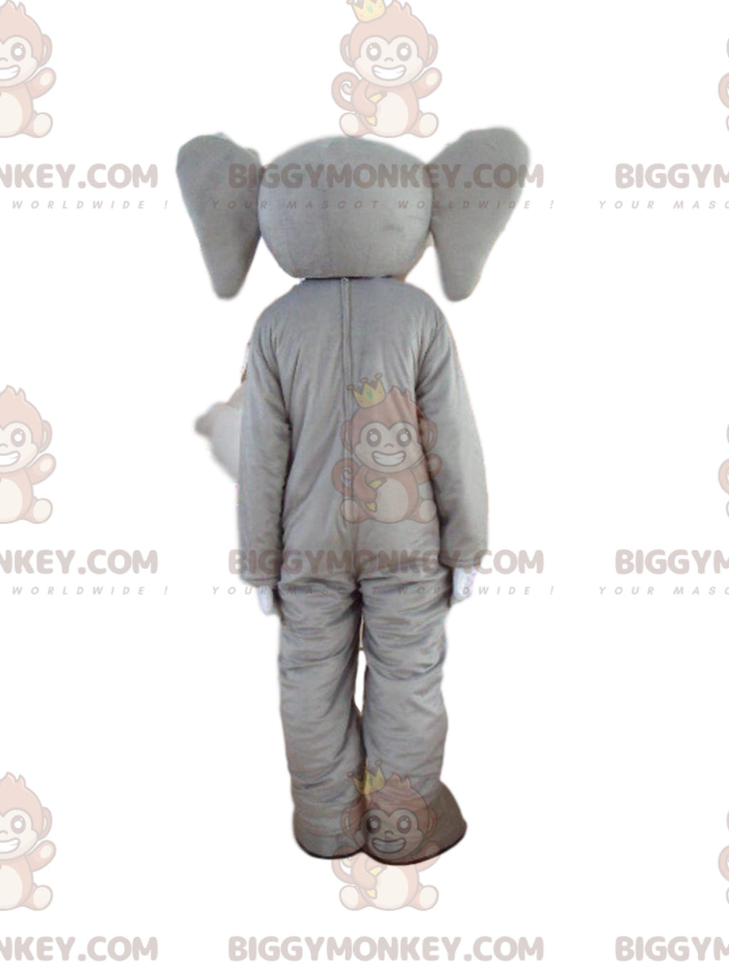 Customizable Elephant Costume, Pachyderm BIGGYMONKEYMascot Costume
