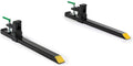 titan attachments 30" light-duty clamp-on pallet forks rate 1500 lb loader or skid steer