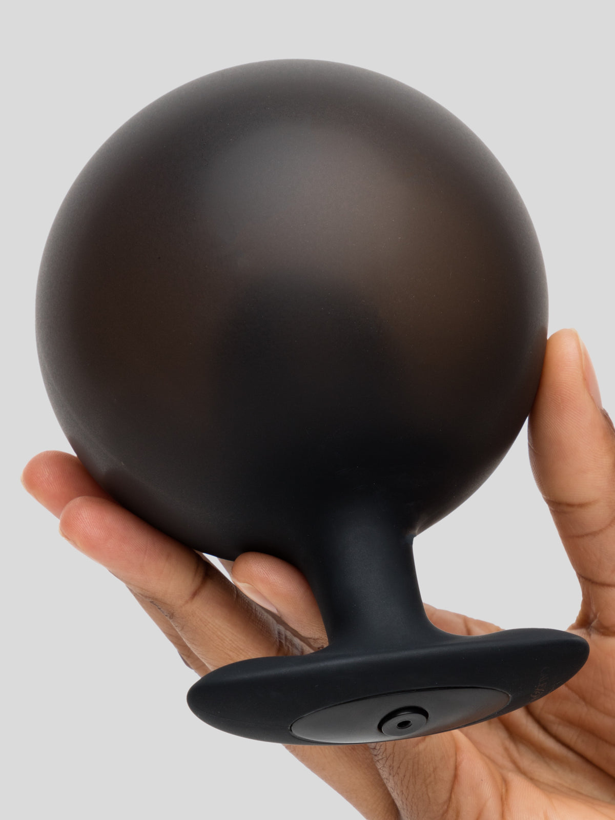 Inflatable Weighted Butt Plug 3.25 Inch, Black