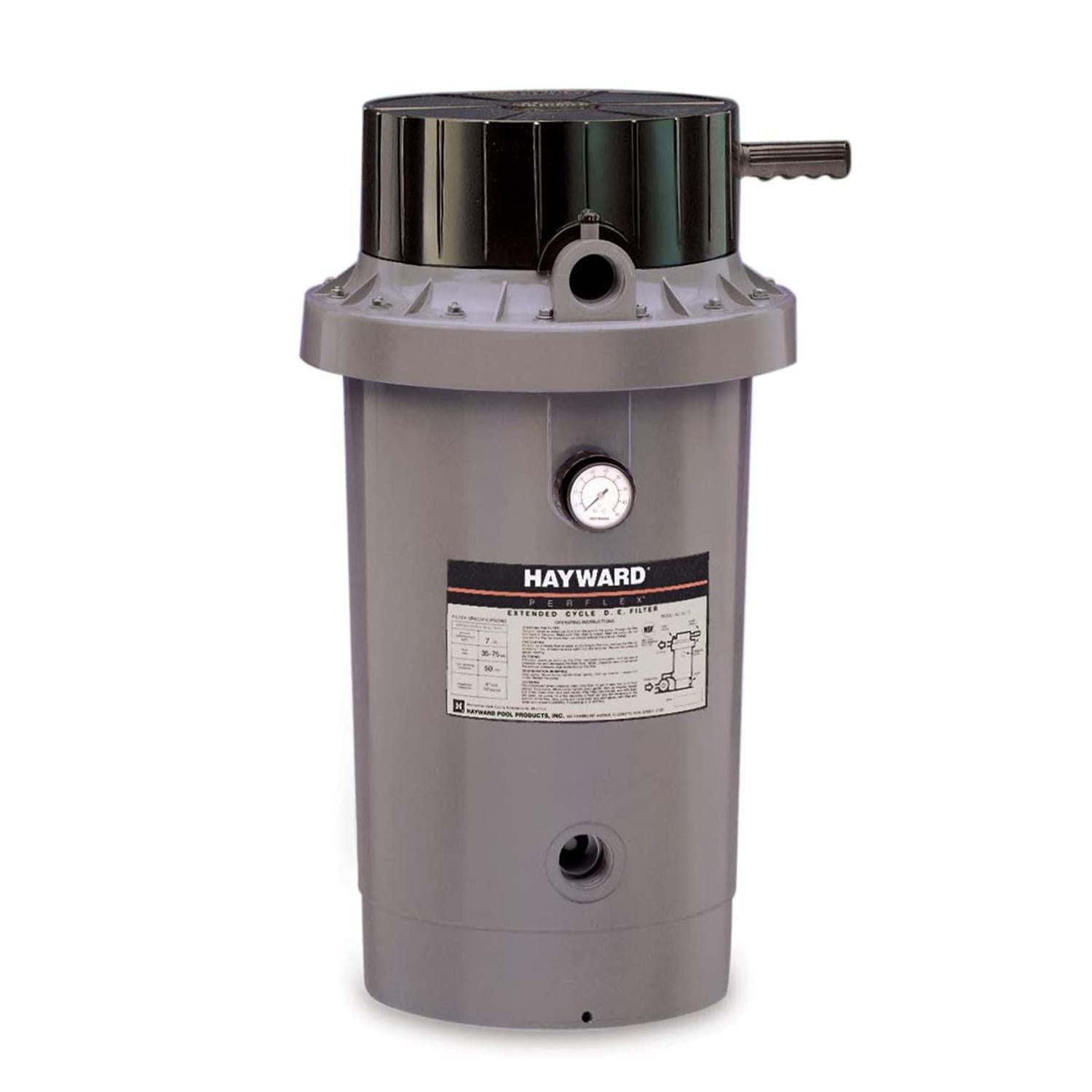 hayward w3ec65a perflex basic modular diatomaceous pool water filter