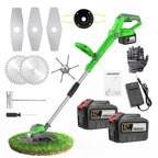 21V Electric Weed Wacker Cordless Weed Wacker with 2 x 4.5Ah Batteries, 960W Brushless Motor Weed Eater, 4-in-1 Multifunctional Grass Trimmer Lawn Tool Cordless Cutter Mower, Garden Gifts