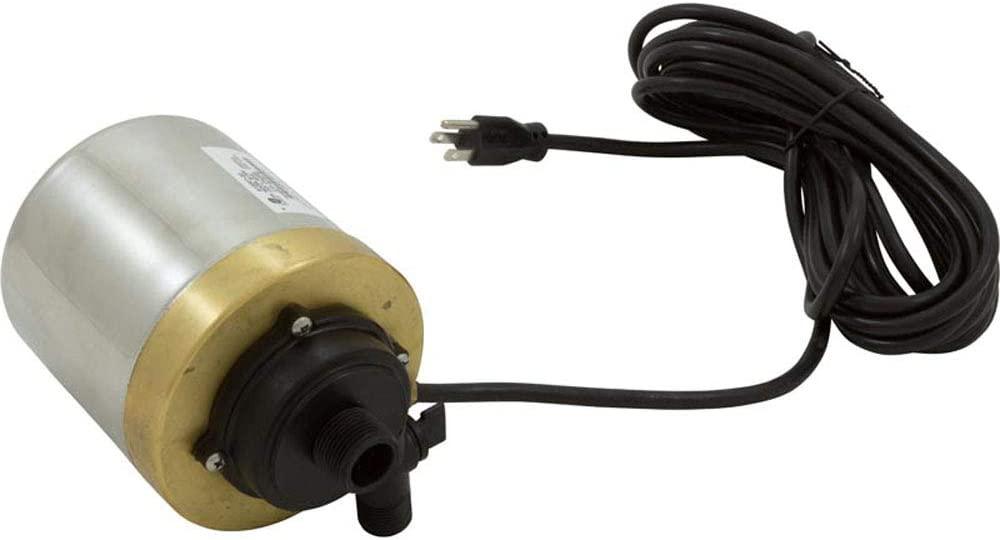 little giant 517012 stainless steel 1200gph pump with 20-feet cord, bronze