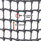 Children Protective Netting 16mm15cm Climbing Rope Net Kids Adult Playground Tree Nylon Protection Net Heavy Duty Cargo Toddler Safety Netting Outdoor Playground Anti-Fall Nets Stairs Safety +++