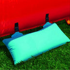 Banzai Double Drop Raceway 2 Lane Inflatable Kids Outdoor Backyard Bounce Water Slide Splash Park with Sprinklers and Climbing