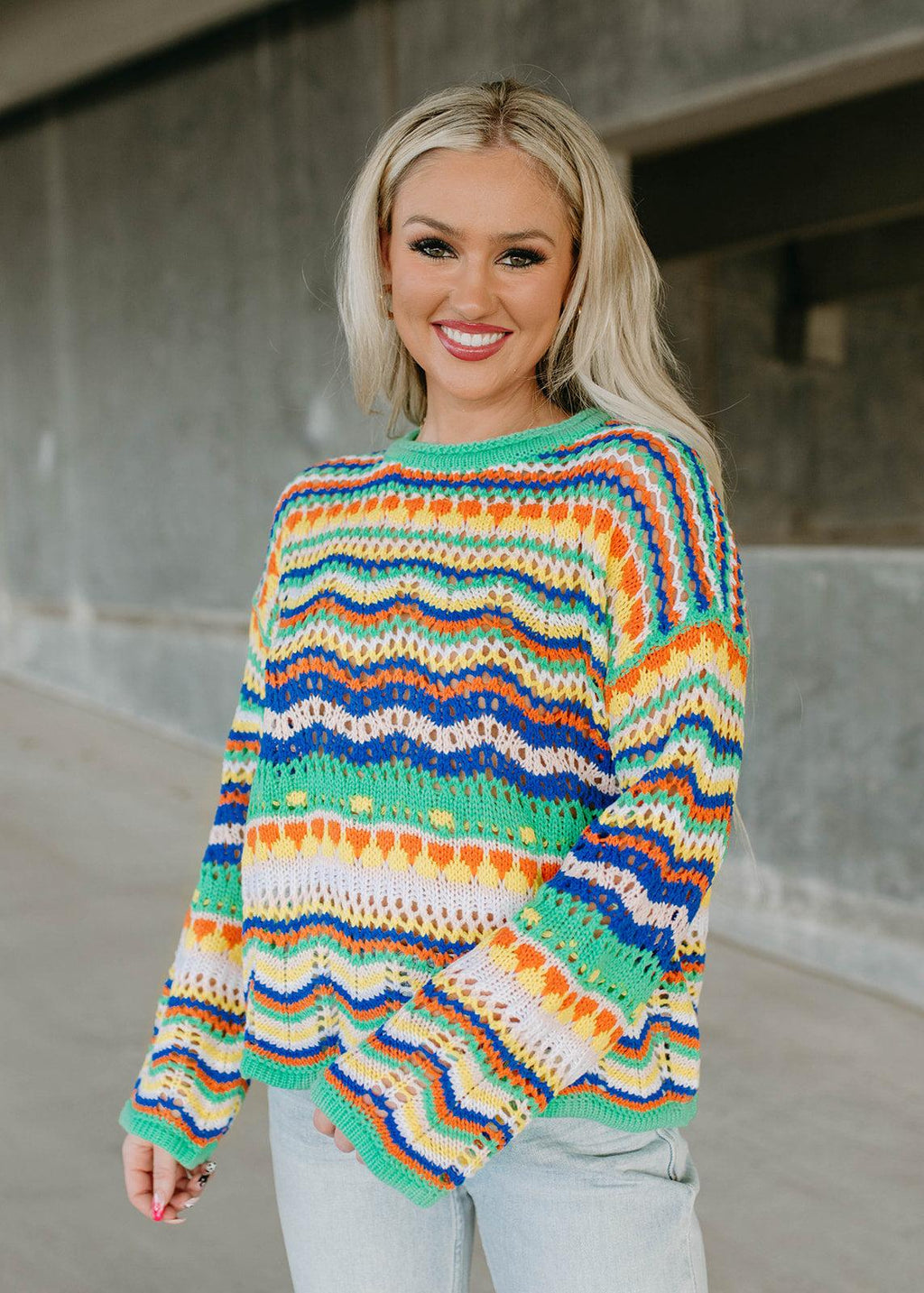 knit crochet top