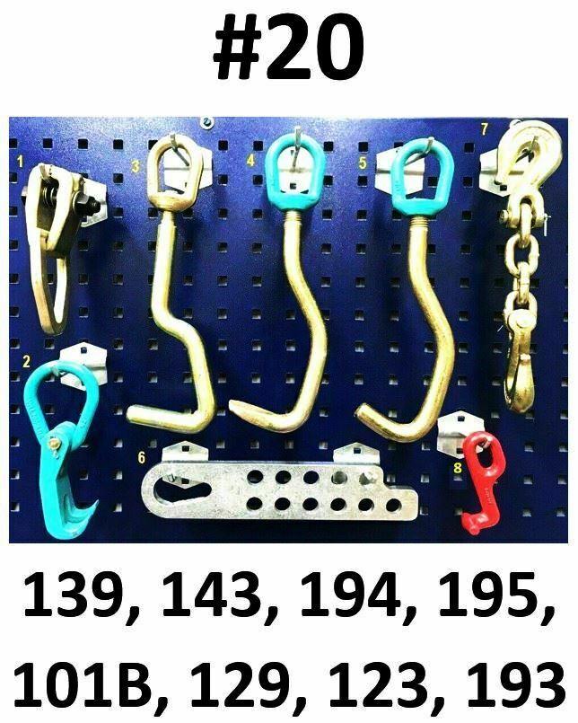 SET#20 AUTO BODY FRAME MACHINE MO Clamp style Sheet Metal Hook TOOLS PLATE CLAMP