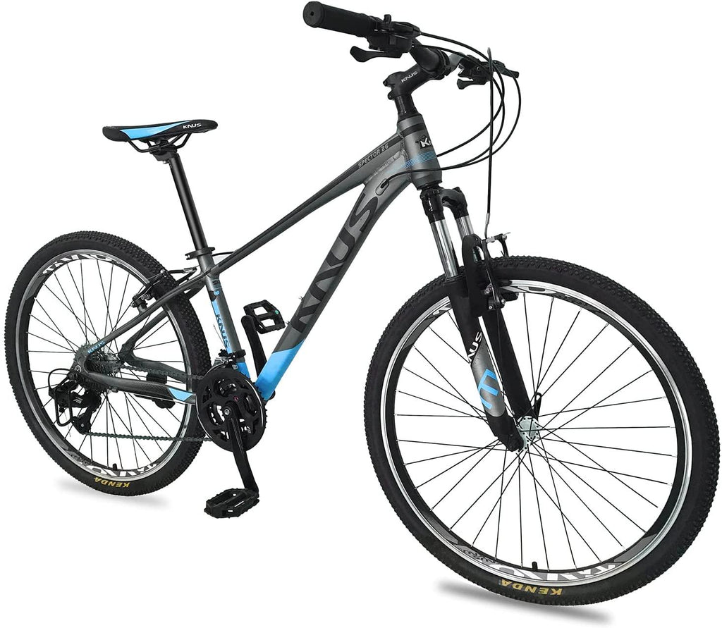 Mountain Bike Youth/Adult,26-Inch 27-Speed Men and Women MTB Bicycle,with V Brake and Suspension Fork