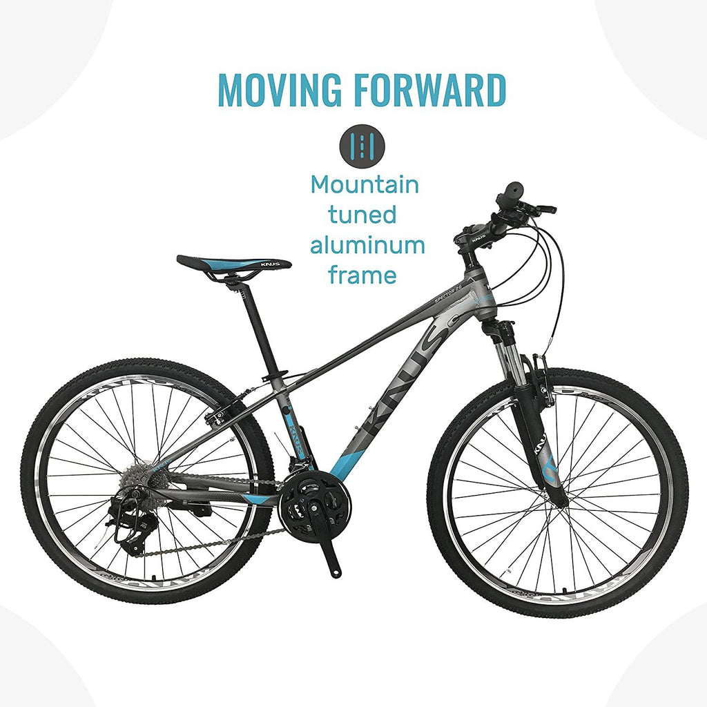 Mountain Bike Youth/Adult,26-Inch 27-Speed Men and Women MTB Bicycle,with V Brake and Suspension Fork