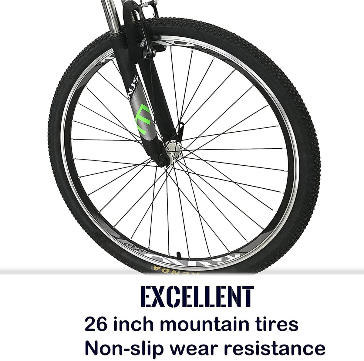 Mountain Bike Youth/Adult,26-Inch 27-Speed Men and Women MTB Bicycle,with V Brake and Suspension Fork
