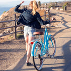 reezero Every journey Women's 7-Speed Step-Through Hybrid Cruiser Bicycle, 26 In. Wheels and 17.5 In. Frame, Teal