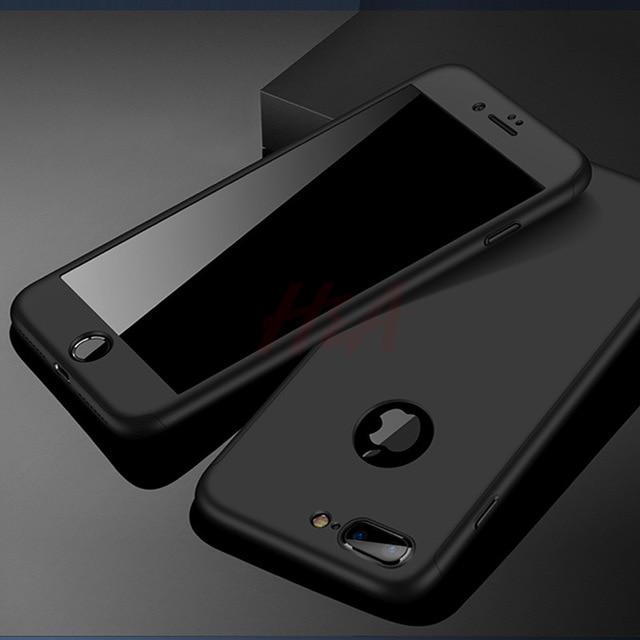 Phone Case - Luxury 360 Full Cover Protection Phone Case For iPhone XS/XR/XS Max 8/7 Plus