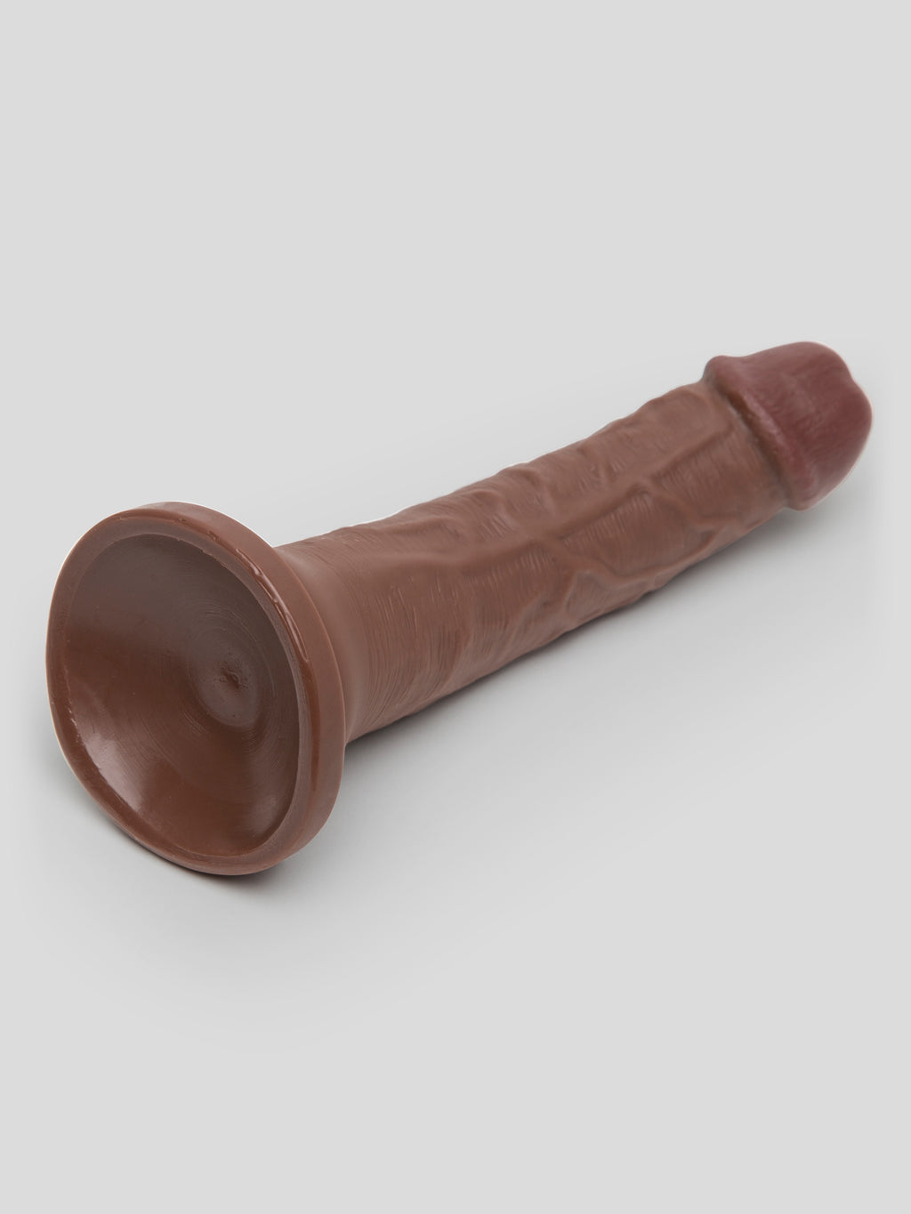 Lifelike Lover Ultra Realistic Suction Cup Dildo 7 Inch, Flesh Brown | Flesh Brown