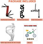 Adult Tricycles Three Wheel Cruiser Bike 7 Speed, Adult Trikes 24/26 inch Wheels Low Step-Through, Three-Wheeled Bicycles with Cargo Basket for Women, Men, Seniors