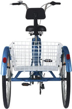 Adult Tricycles Three Wheel Cruiser Bike 7 Speed, Adult Trikes 24/26 inch Wheels Low Step-Through, Three-Wheeled Bicycles with Cargo Basket for Women, Men, Seniors