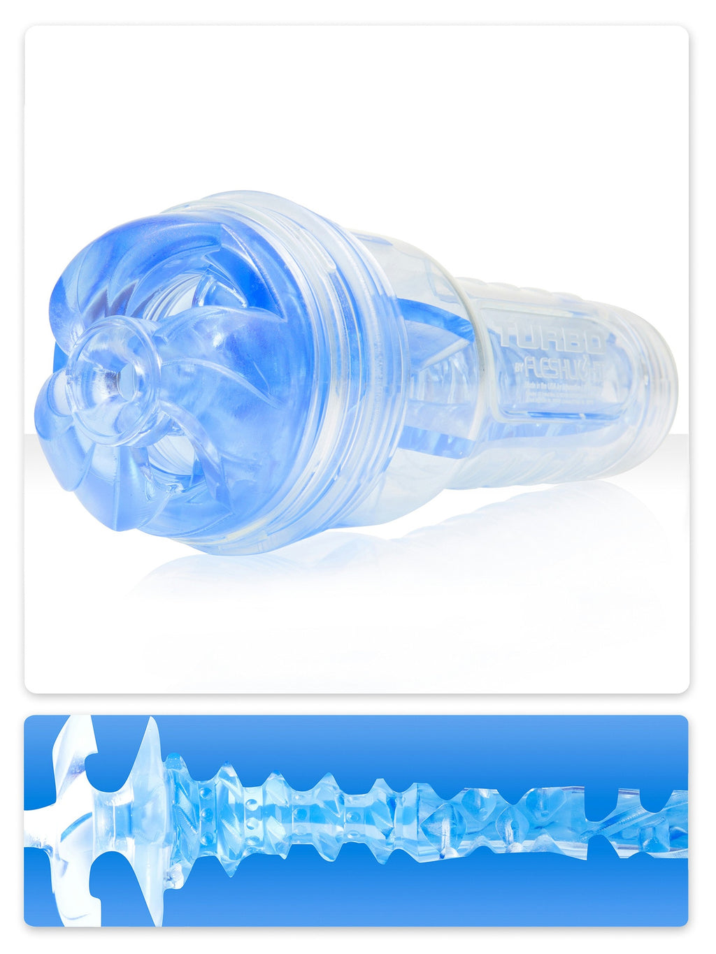 Fleshlight Turbo Thrust Blow Job Masturbator, Blue