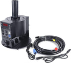 Aohuada CO2 Jet Machine, 250W LED RGB CO2 Cannon Column Stage Effect Jet Fogger Machine, Single Pipe Angle Adjustable Stage Smoke Machine DMX512 8-10m for Party Wedding Stage Shows
