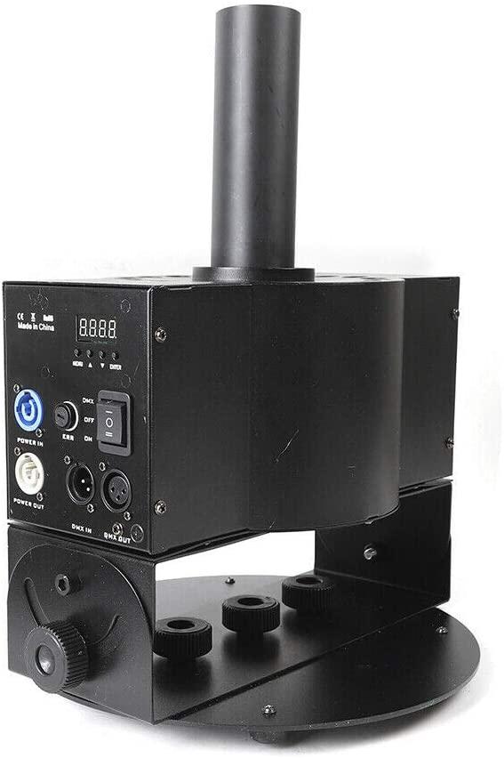 Aohuada CO2 Jet Machine, 250W LED RGB CO2 Cannon Column Stage Effect Jet Fogger Machine, Single Pipe Angle Adjustable Stage Smoke Machine DMX512 8-10m for Party Wedding Stage Shows