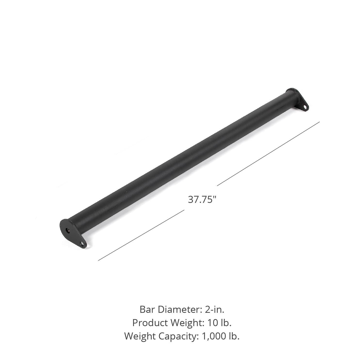 Fitness 4 Pack 2-inch Replacement Rack-Mounted Revolving Pull-Up Bars
