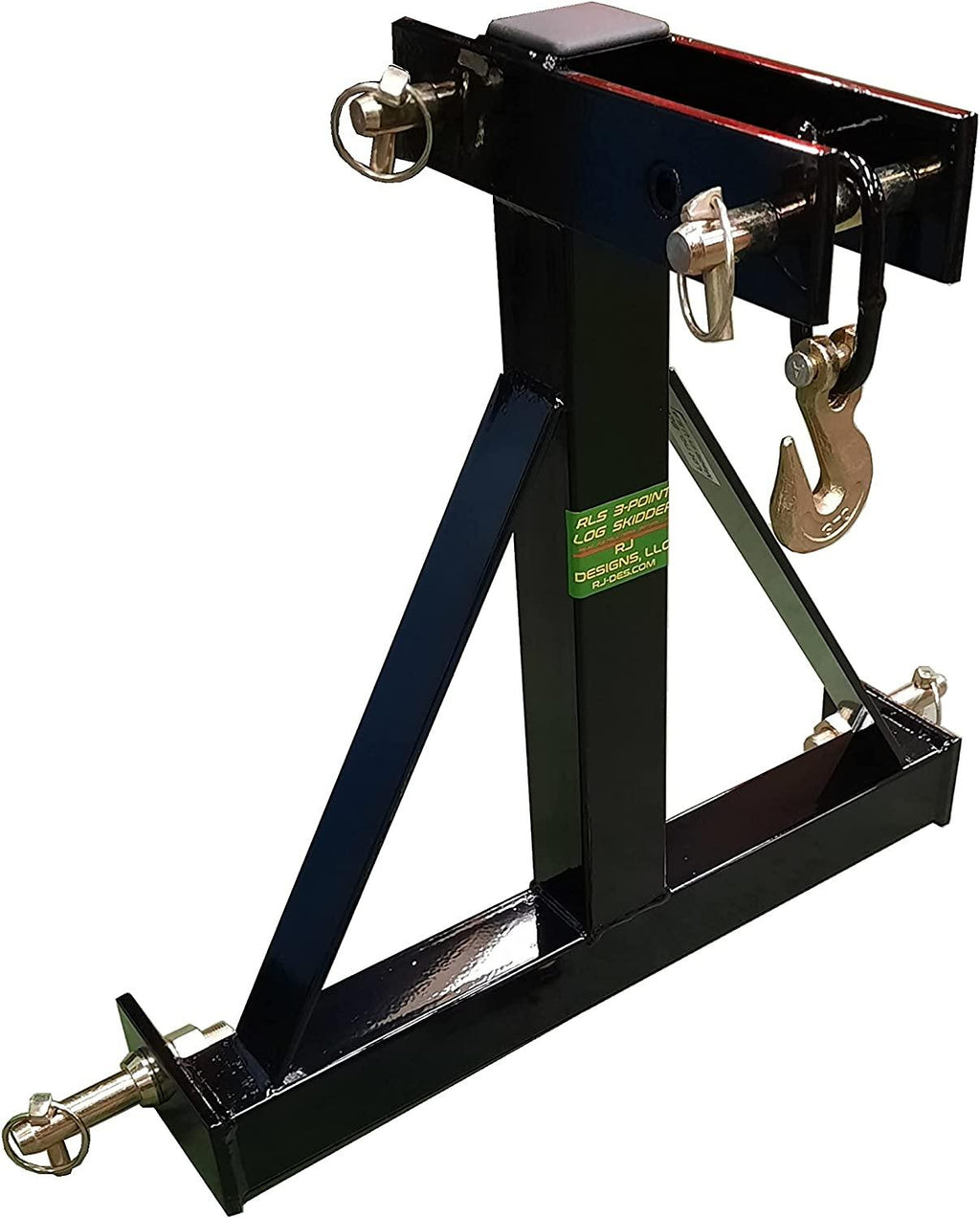 rj designs xhd 3 point log skidder - rls002 - designed and made in usa - super strength and durability - standard model without log chain