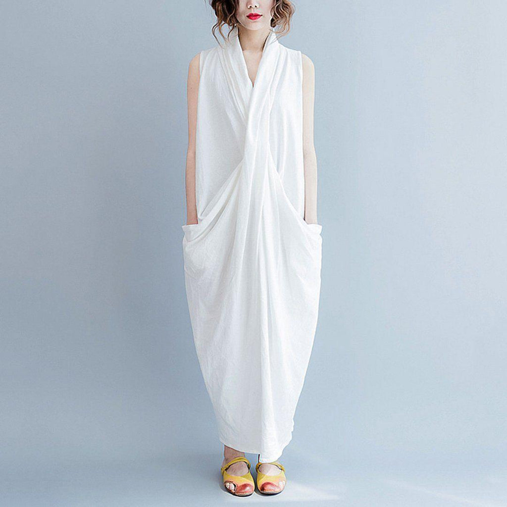rich cotton crossing causal sleeveless dress ( updated)
