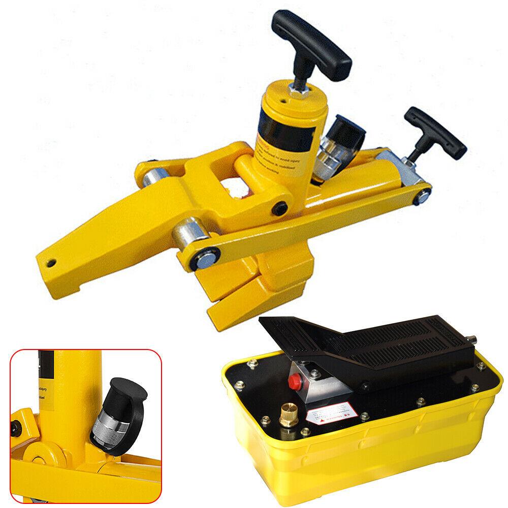 Air Powered Hydraulic Foot Pedal Pump Auto Body Frame Machine w/ 10,000PSI 2.3L