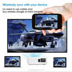 5000lm android wifi blue-tooth home theater projector 1080p online movie game tv