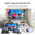 5000lm android wifi blue-tooth home theater projector 1080p online movie game tv