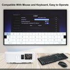 5000lm android wifi blue-tooth home theater projector 1080p online movie game tv