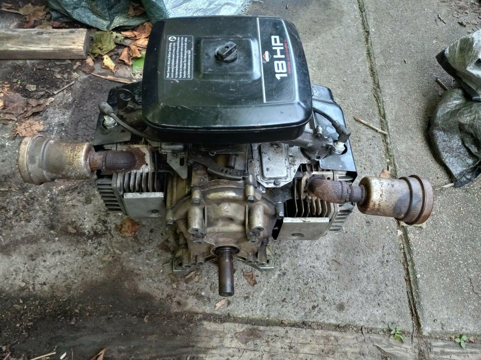 Stratton 18 hp twin horizontal engine