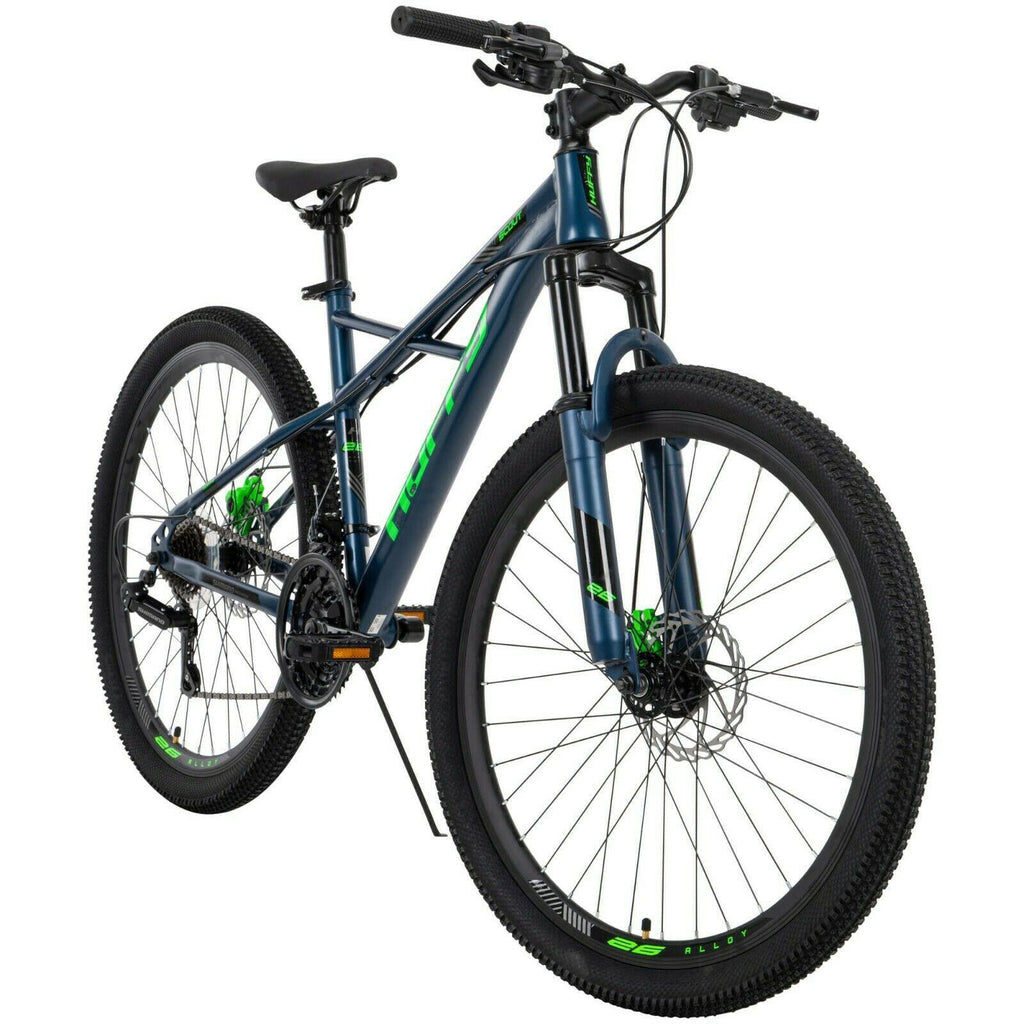 Huffy 26 In. Scout Men's 21-Speed Hardtail Mountain Bike, Denim Blue Bicycles