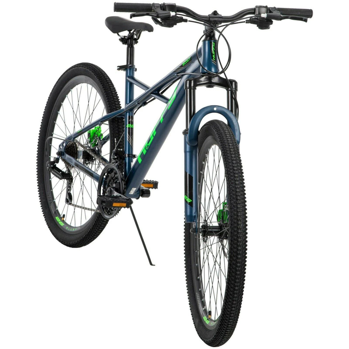 Huffy 26 In. Scout Men's 21-Speed Hardtail Mountain Bike, Denim Blue Bicycles