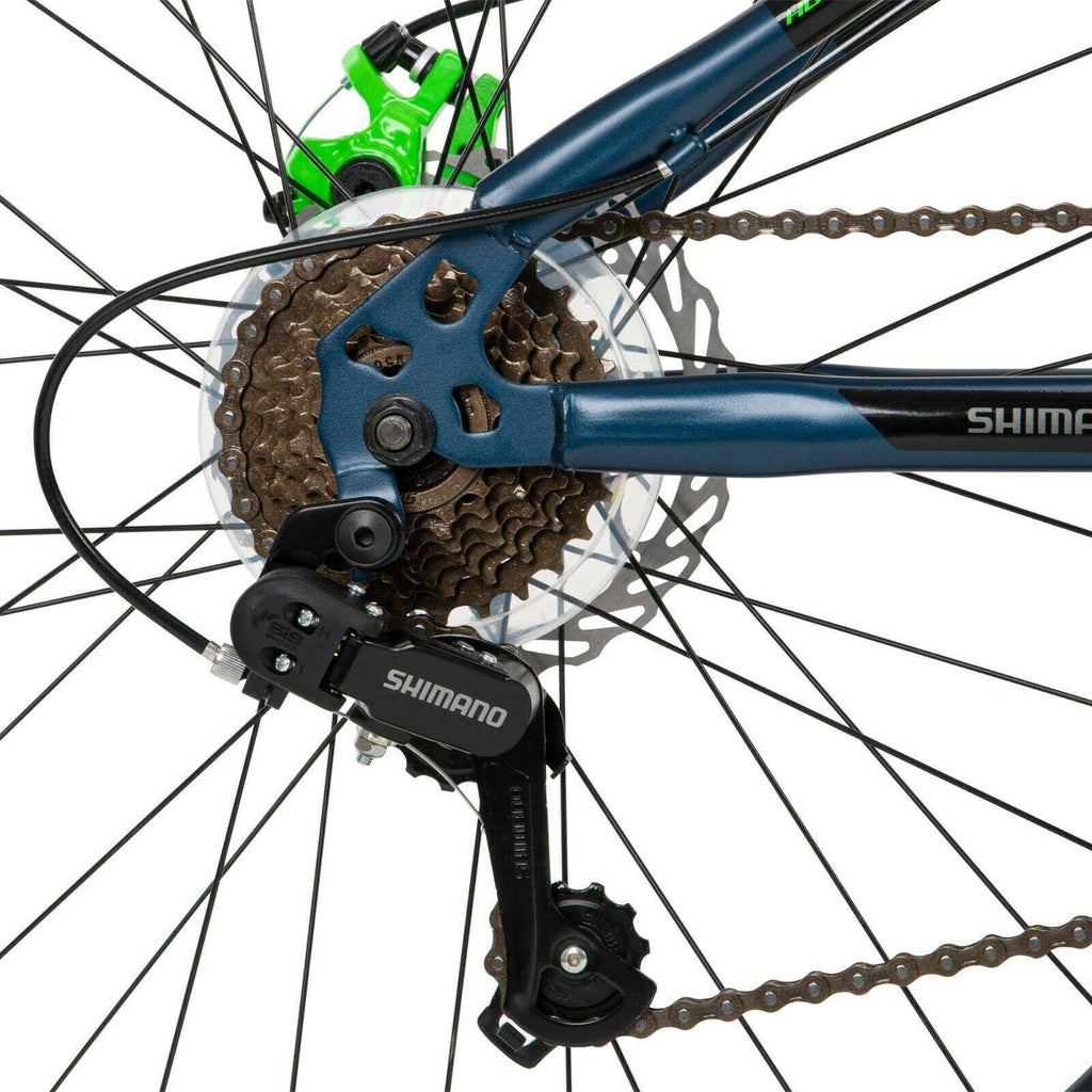 Huffy 26 In. Scout Men's 21-Speed Hardtail Mountain Bike, Denim Blue Bicycles
