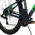 Huffy 26 In. Scout Men's 21-Speed Hardtail Mountain Bike, Denim Blue Bicycles