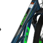 Huffy 26 In. Scout Men's 21-Speed Hardtail Mountain Bike, Denim Blue Bicycles