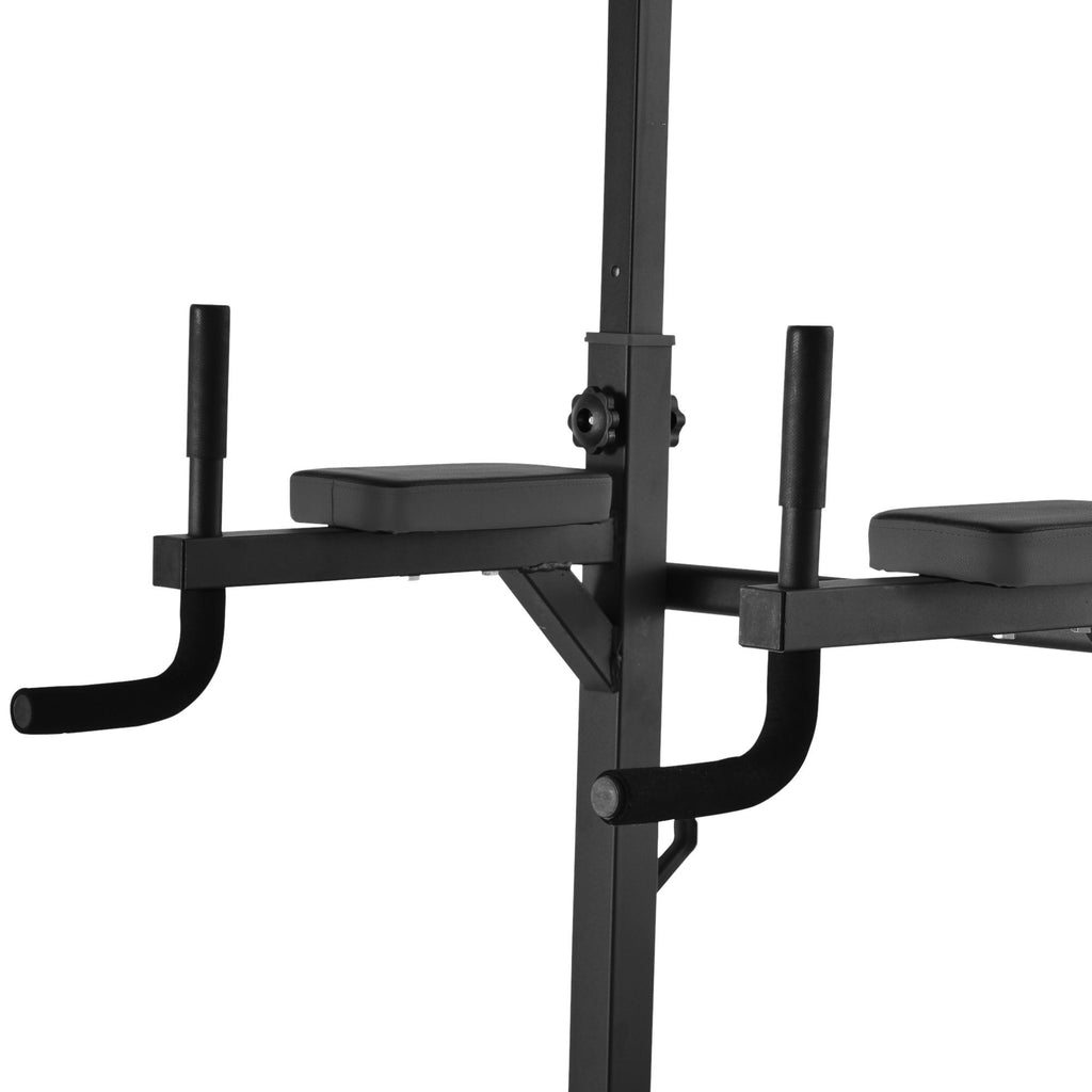 Soozier Exercise Pull-up Weight Machine Power Tower with Multiple Adjustable Positions for Strengthening Many Muscles