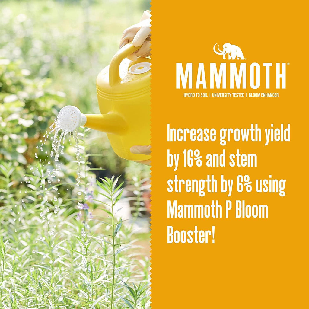 mammoth p bloom booster &amp; enhancer - plant nutrients for increased growth &amp; yield (500 milliliters)